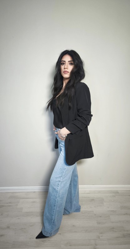 0914FF0116396031DC1DB9BAA1711AAD_ Blazer manica arricciata