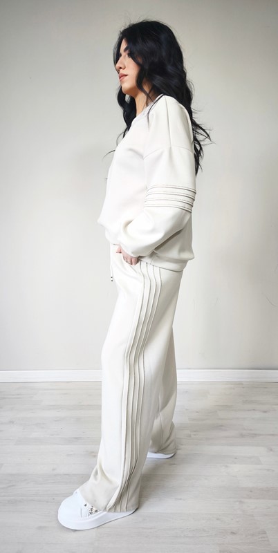 Pantalone banda dorata