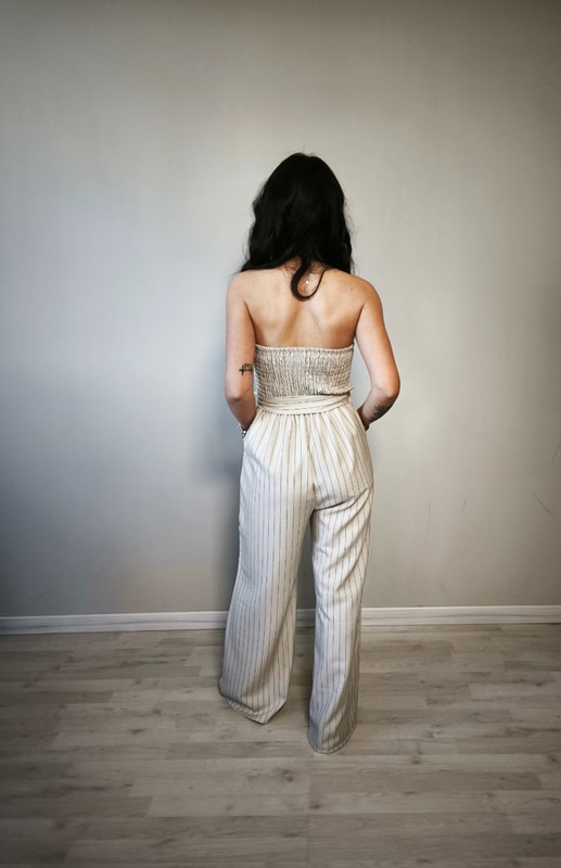 Tuta corpetto bottoni