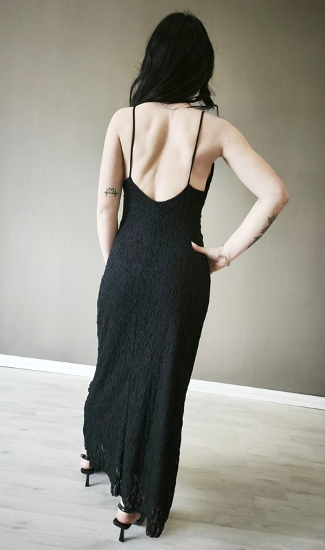 59F06CB8717E5D785DE143ADA378349F_ Abito lungo pizzo