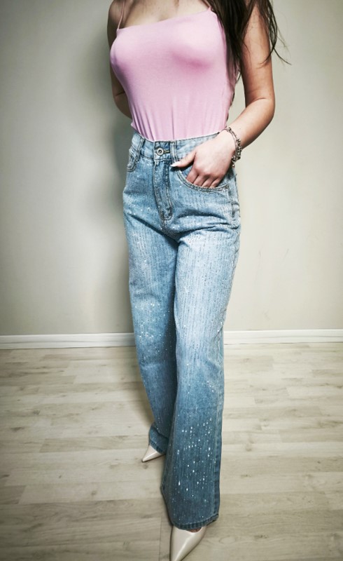Jeans riga glitter