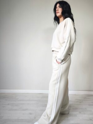 8602B0EB997D11FCBA2731FFD45D9796_ Jogger banda bianca