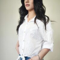 Camicia fiocco fiore