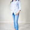 E0A6B1EECFB93E52D14BF5648E3D9551_ Camicia con foglie in rilievo