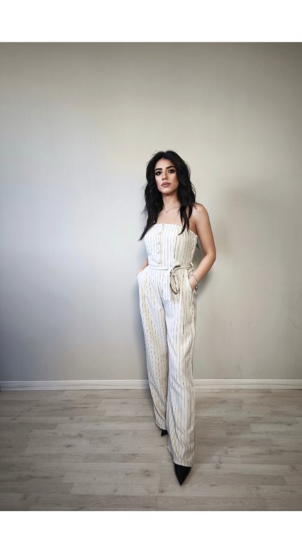 Tuta corpetto bottoni