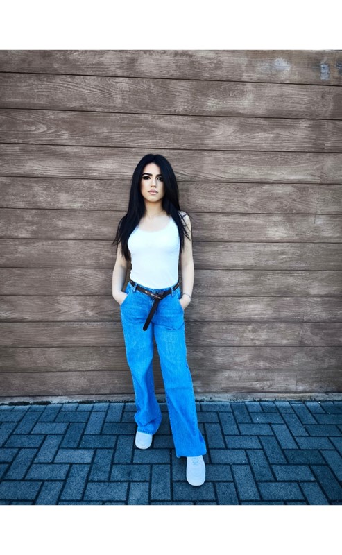 Top spallina fine merletto