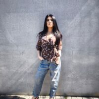 Jeans mom elastico