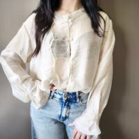 Camicia laccio bottone