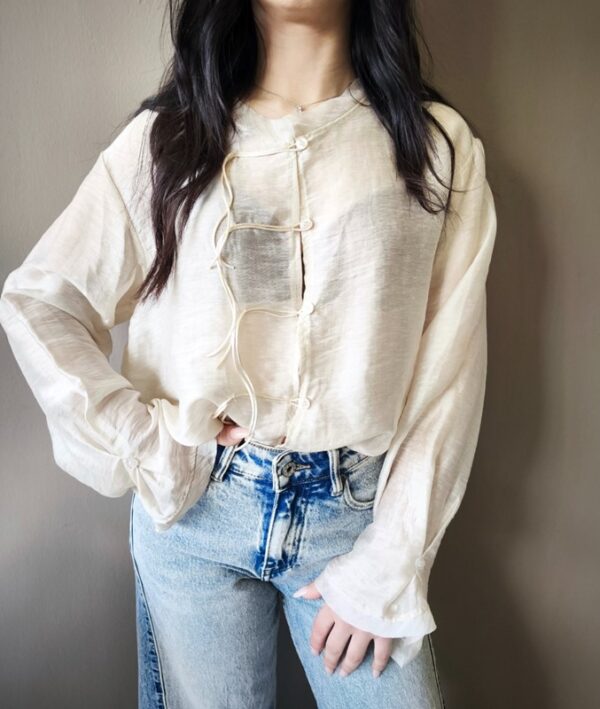 Camicia laccio bottone