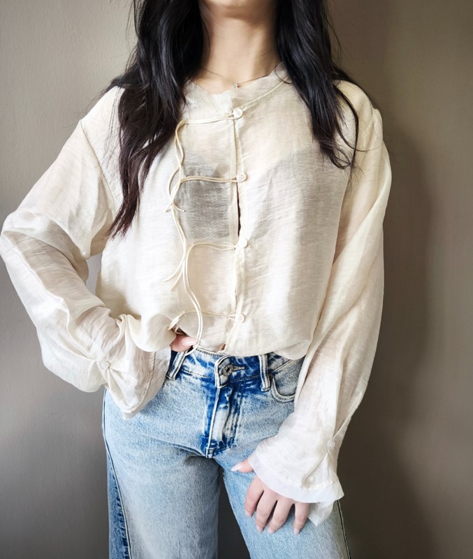 Camicia laccio bottone