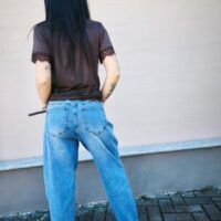 Jeans baggy cinta