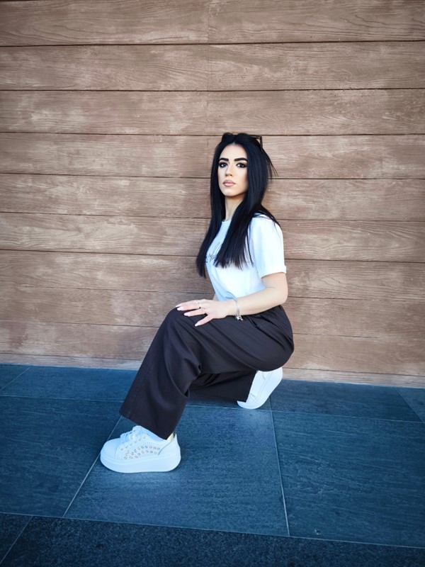 Pantalone cotone elastico