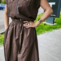 Gilet zip+pantalone ballon