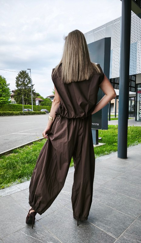 Gilet zip+pantalone ballon