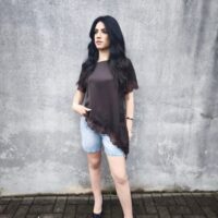 Maglia mm raso pizzo
