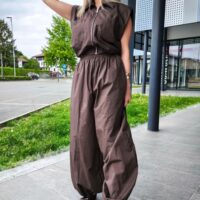 Gilet zip+pantalone ballon