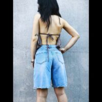 Crop top laccio