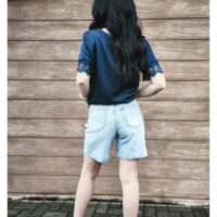 Short jeans glitter