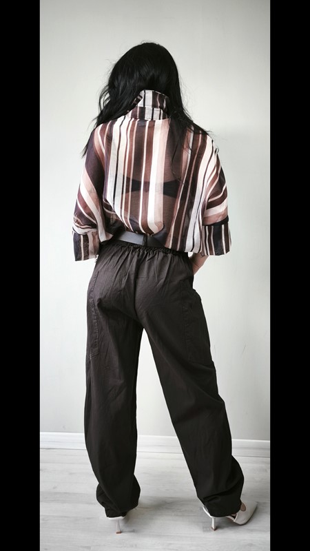 Pantalone cargo cotone