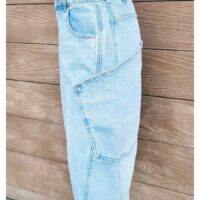 Bermuda jeans tasche