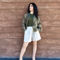 Camicetta zip laccio