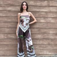 Completo satin jacquard