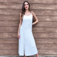 Abito spallina fine perla