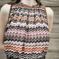 Top america jacquard