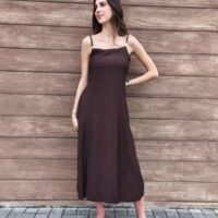 Abito spallina fine perla