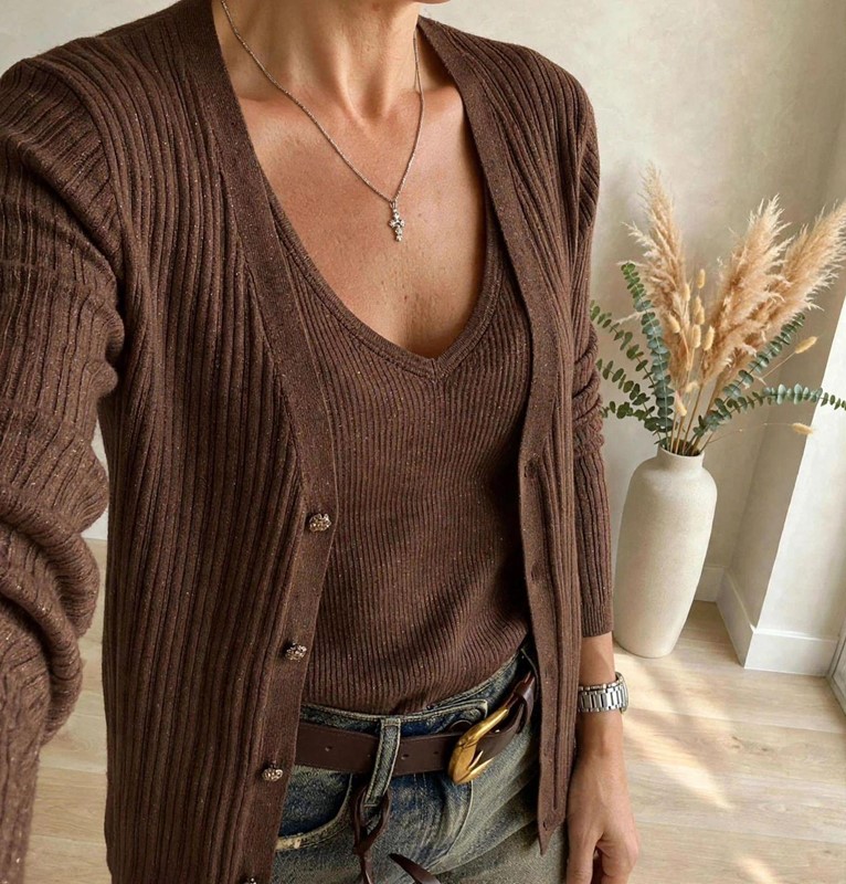 Twin set lurex