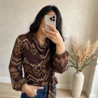 Camicia fantasia fiocco