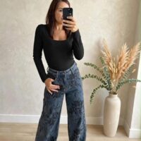 Body scollo quadrato
