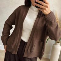 Cardigan tasche