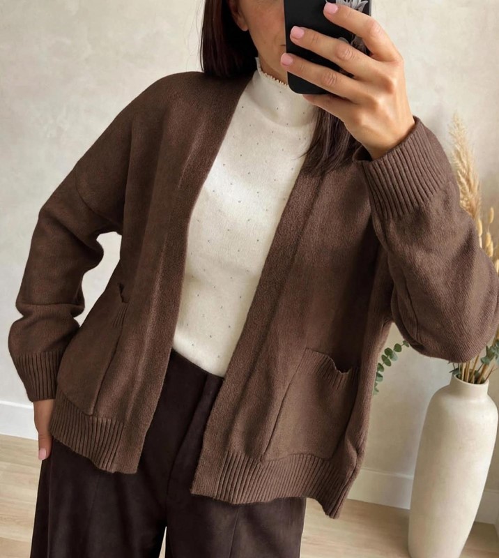 Cardigan tasche