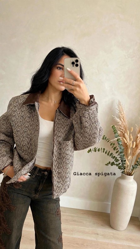 Giacca in tweed