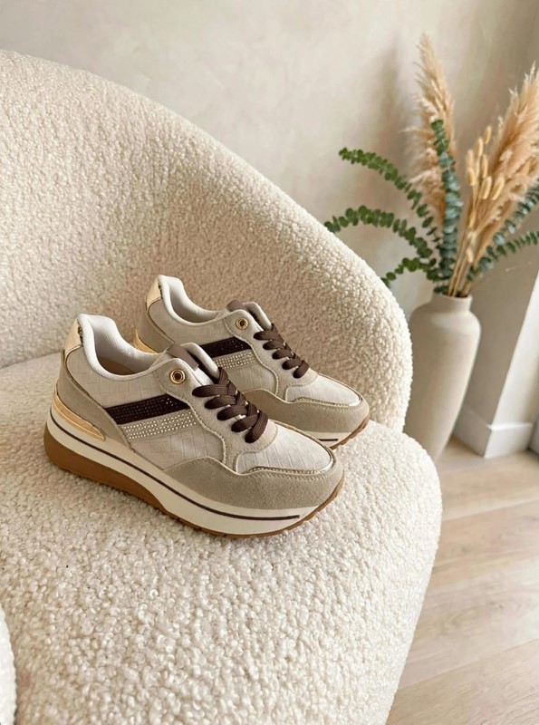 Sneakers banda glitter