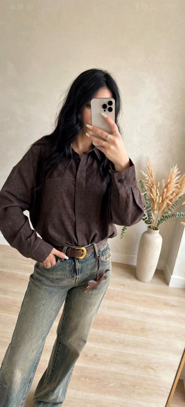 Camicia tasca cuoricini