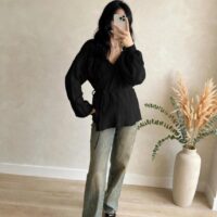 Cardigan incrociato