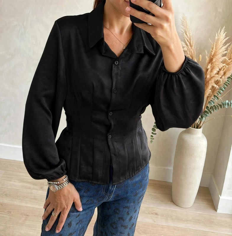 Camicia fiocco raso