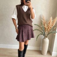 Gilet scollo v