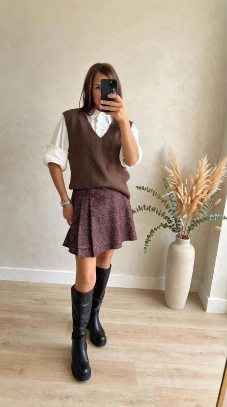 Gilet scollo v