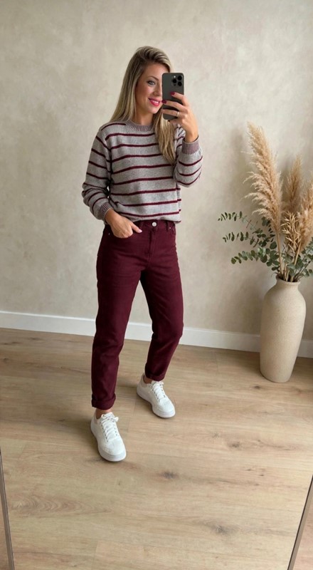 Denim mom fit