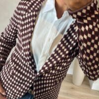 Giacca rombi revers
