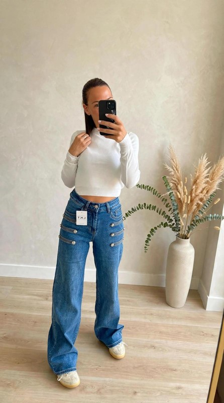 Maglia crop aderente
