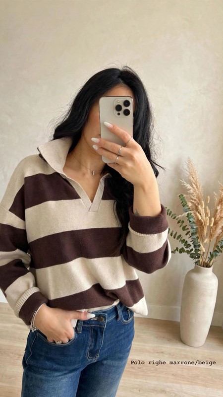 D1EBA967692D7F4A6419088D981A24FB_ Maglia righe colletto