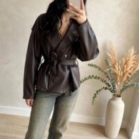 Trench ecopelle revers
