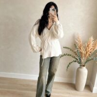 Cardigan incrociato