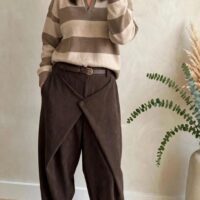 Maglia striped colletto