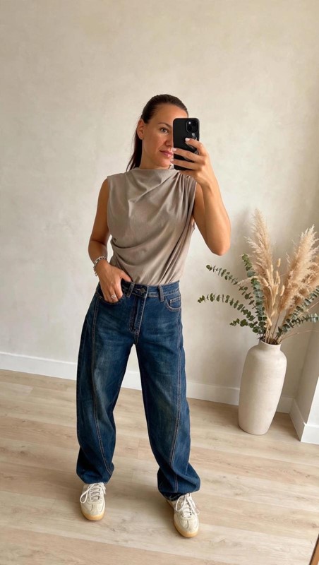 Jeans denim baggy