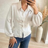 Camicia fiocco raso